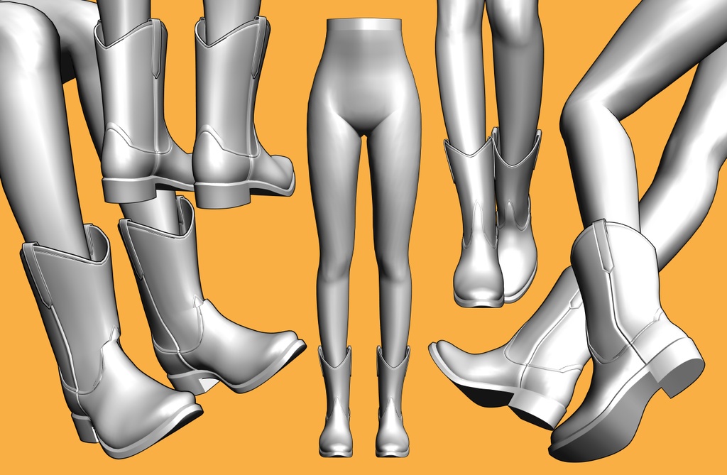 ウエスタンブーツ+下半身