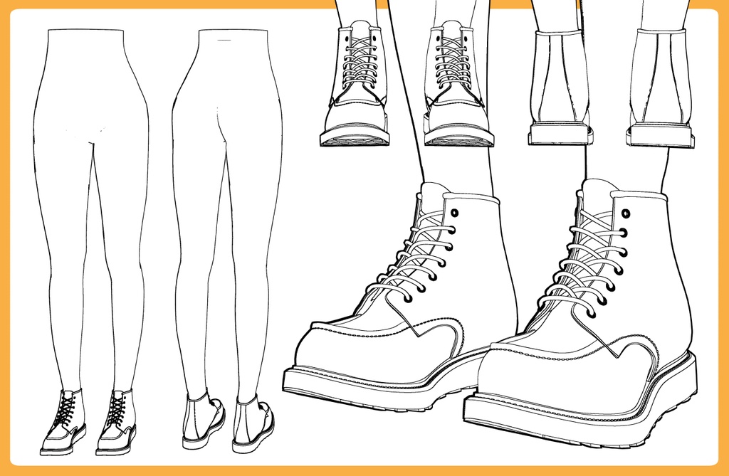ハンティングブーツ2+下半身
