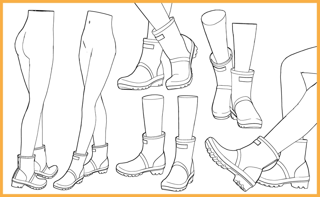 ブーツ30+下半身