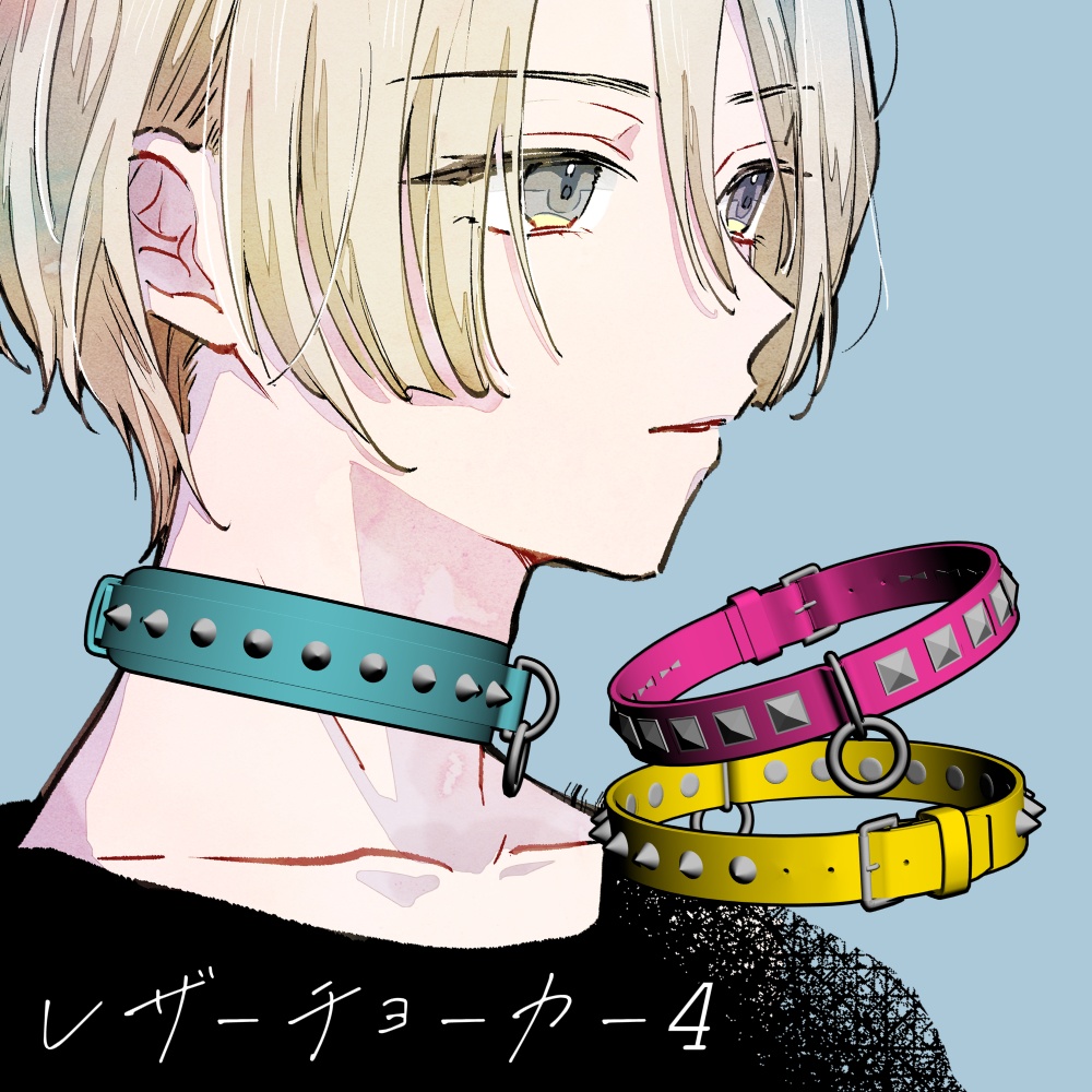 レザーチョーカー4