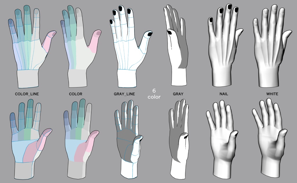 筋張った手 リアル