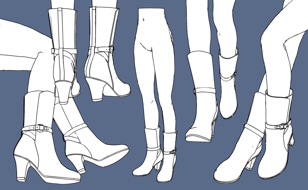 ブーツ31+下半身