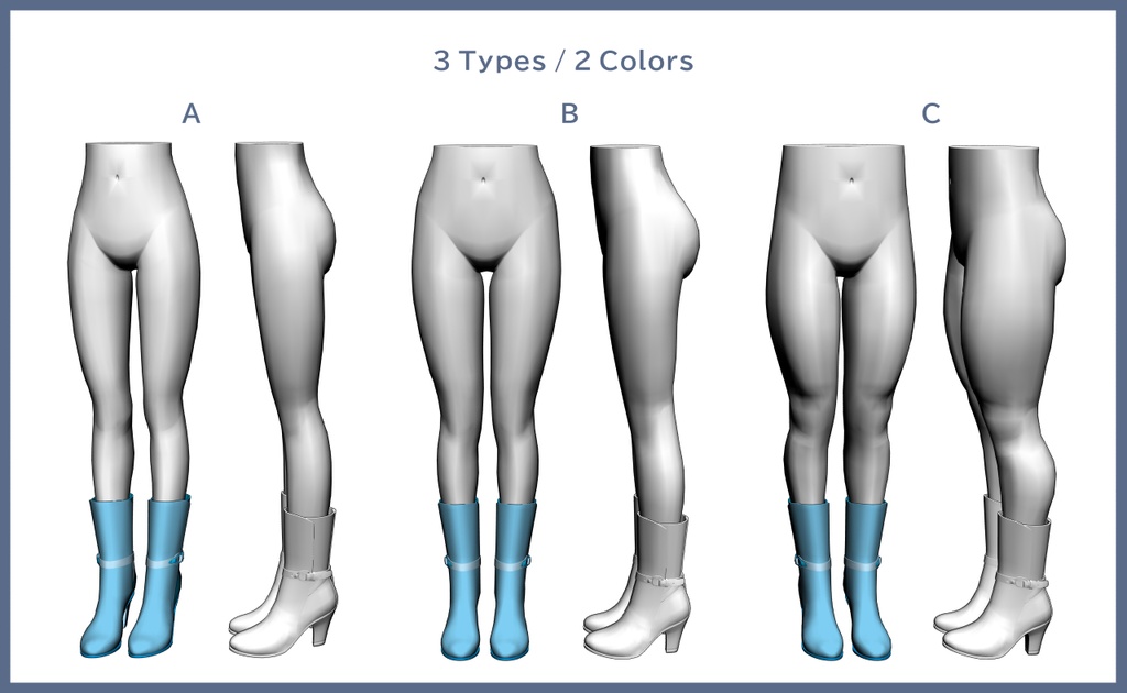 ブーツ31+下半身