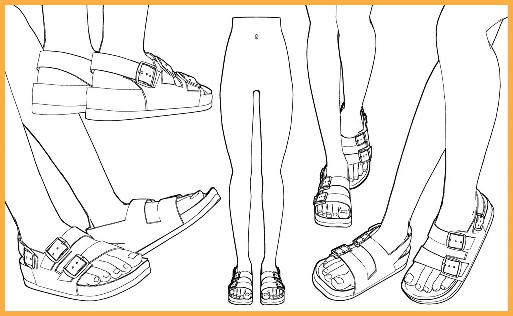 サンダル4 セット