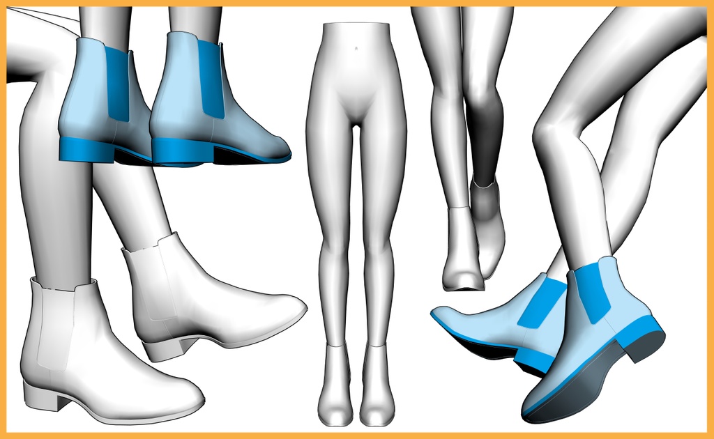 ブーツ32+下半身