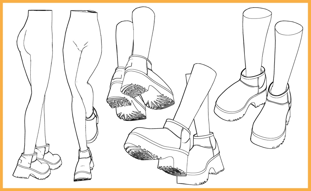 ブーツ35 セット