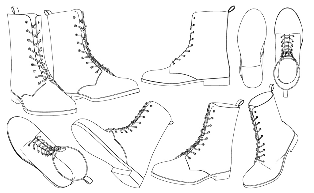 レースアップブーツ PBR