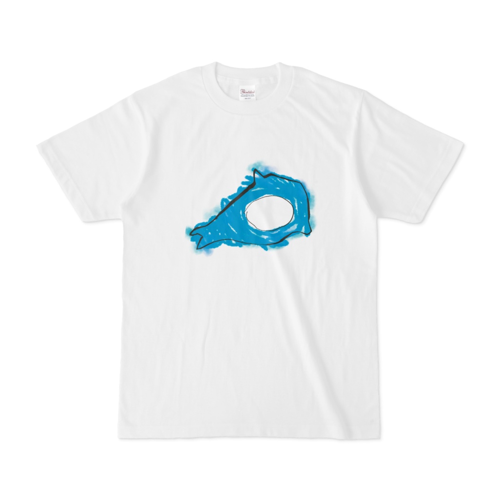 じんべえざめのおなか Ｔシャツ 白