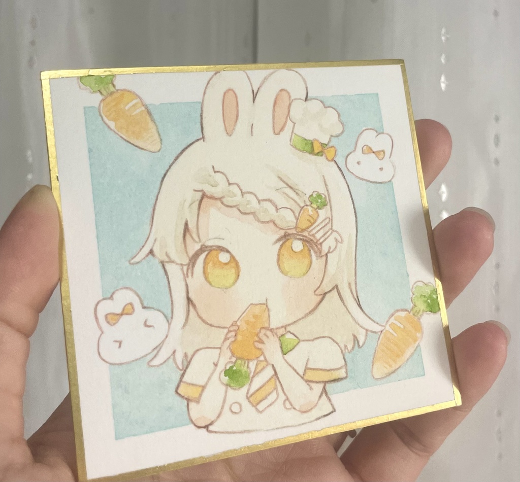 【豆色紙】にんじんにんじんにんじーん🥕