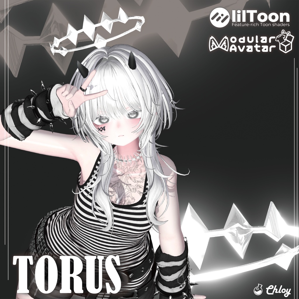 "TORUS" 3Dアクセサリー [VRChat]