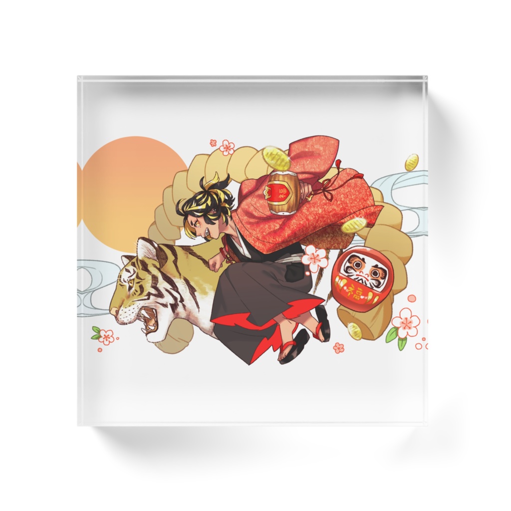 アクリルブロック2022寅年