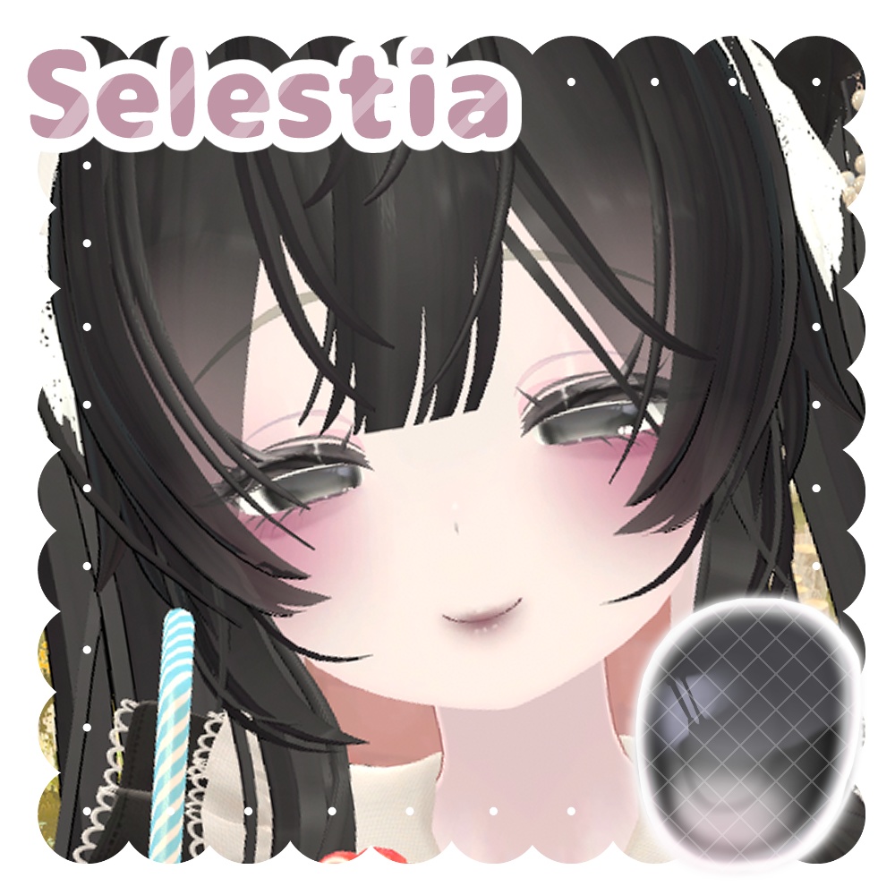 【2アバター対応】CloudyEyes texture