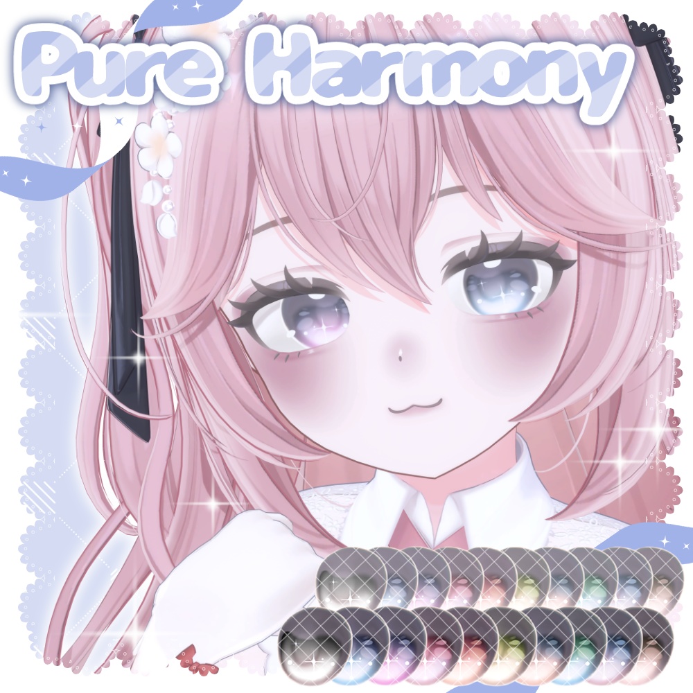 Pure Harmony Eye & マヌカ専用MakeUp texture【3アバター対応】