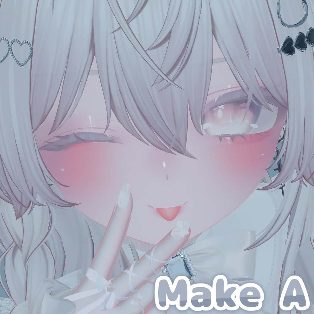 【2アバター対応】Pure Harmony Eye & マヌカ専用MakeUp texture
