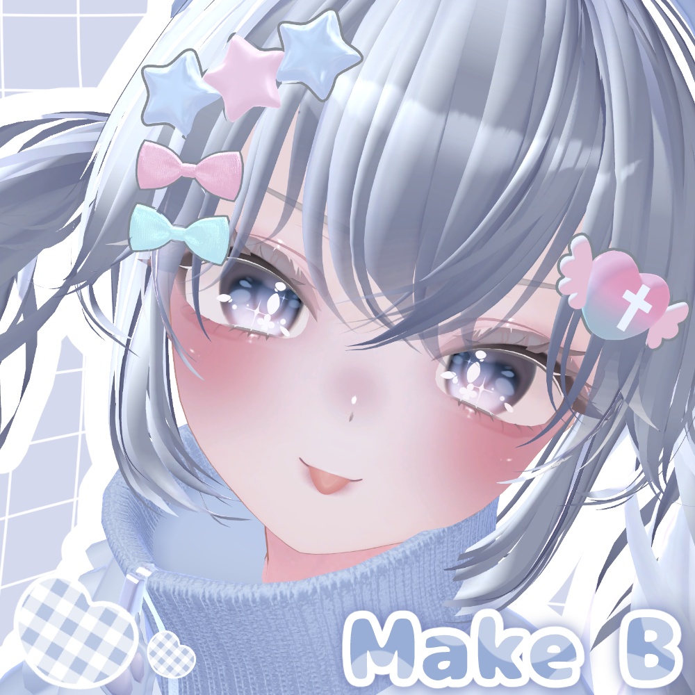 【2アバター対応】Pure Harmony Eye & マヌカ専用MakeUp texture