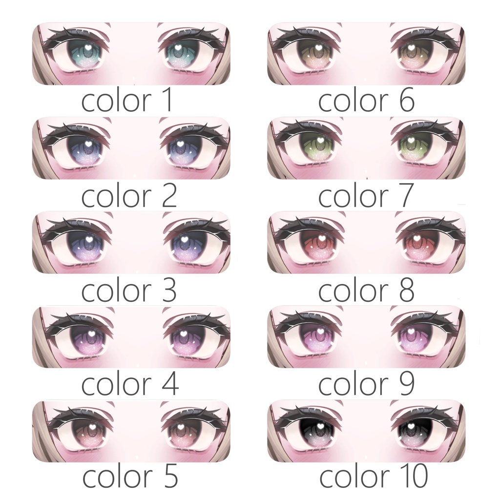 【~11/30 ももらん対応記念セール】MeltyEye Texture 【4アバター対応】