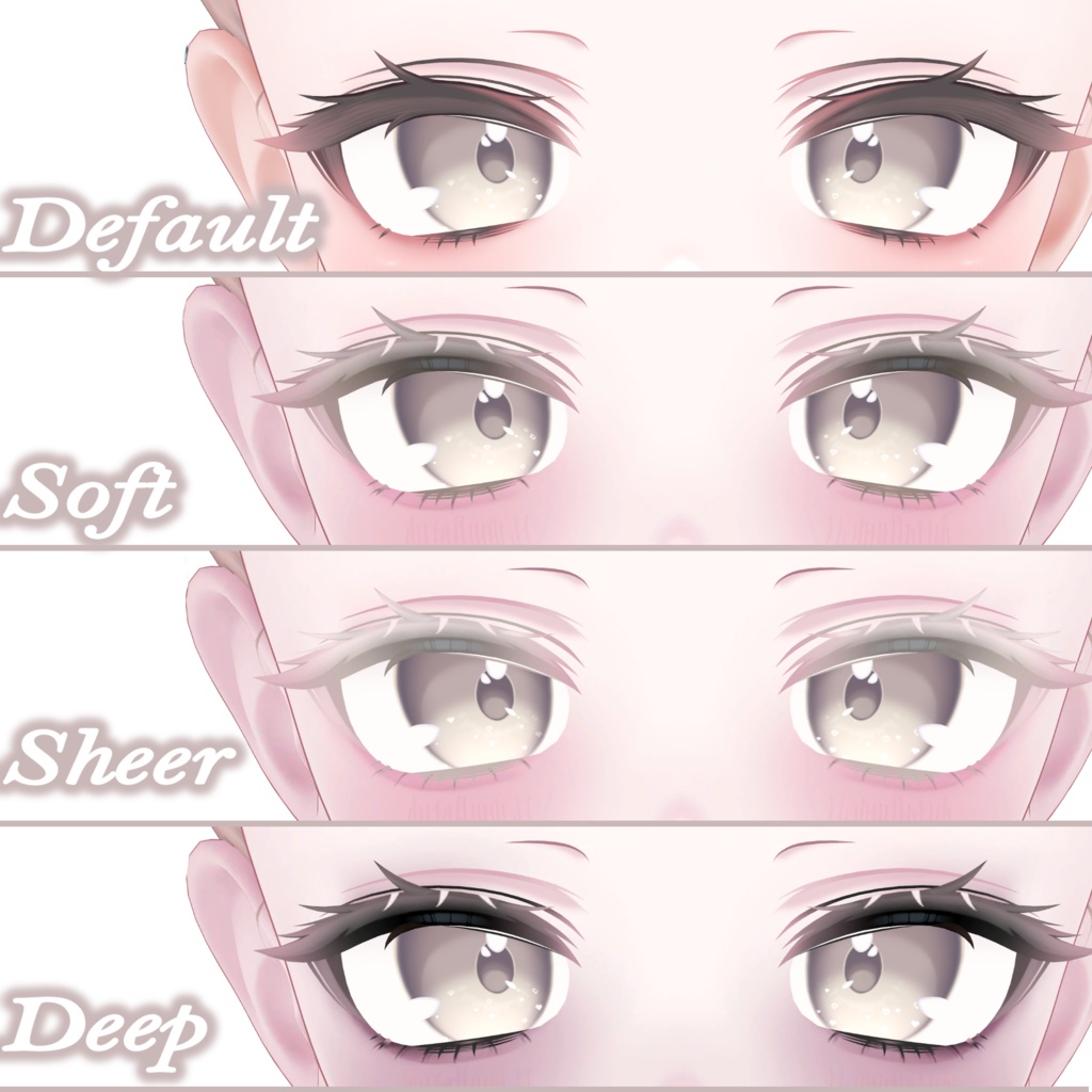 【ミルフィ専用】Silent Veil MakeUpTexture【3color】