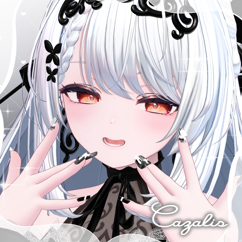【~5/30 対応記念SALE】obake nail 【4アバター対応】