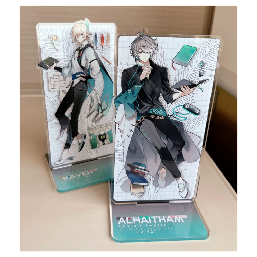 アルハイゼン 誕生日カフェ アクスタ ラキドロ アルハイゼン/アクリルスタンド - 処理班/501 - BOOTH