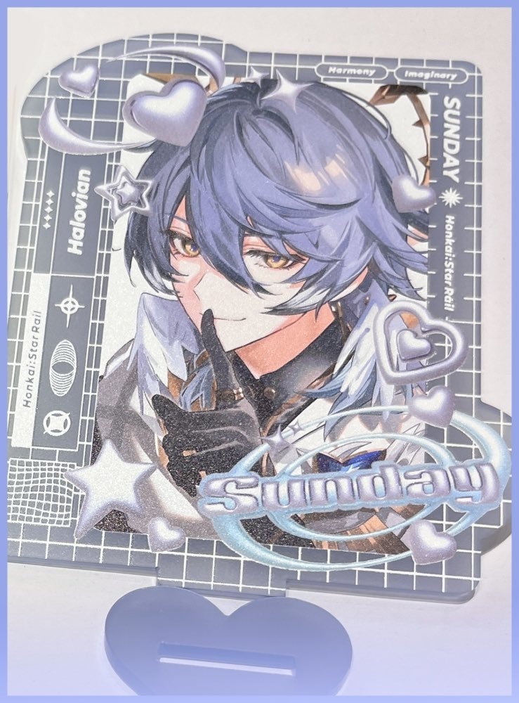 チェキ風アクリルスタンド