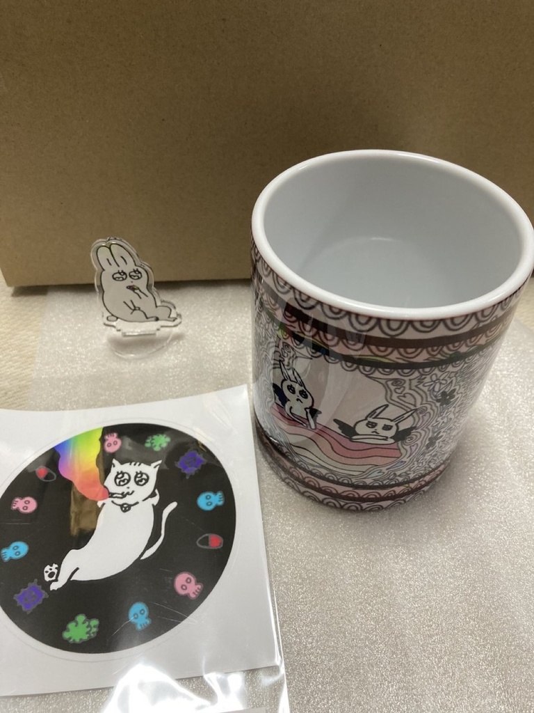 マグカップ(物憂げウサヂ)