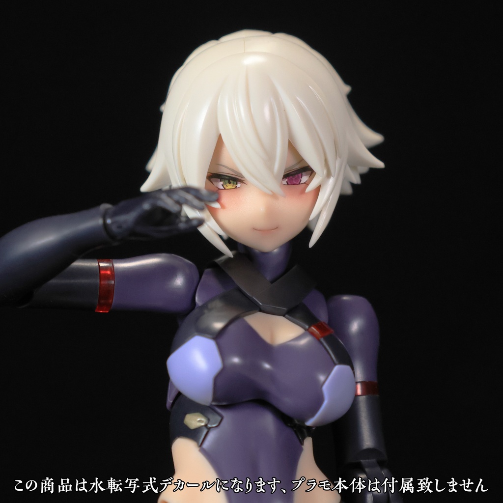 1/12スケール美少女プラモデル汎用アイデカール「巴(ともえ)」