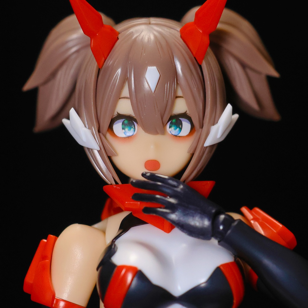 1/12スケール美少女プラモデル汎用アイデカール「赤影(せきえい)」