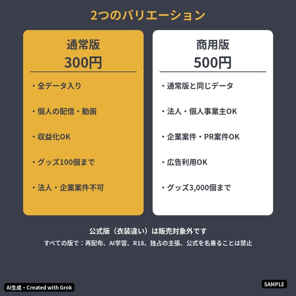 【VTuber・PNGTuber向け立ち絵素材】火打ツバキ 工房の発明家ガール 表情差分9種・三面図付き【配信アバター利用OK】