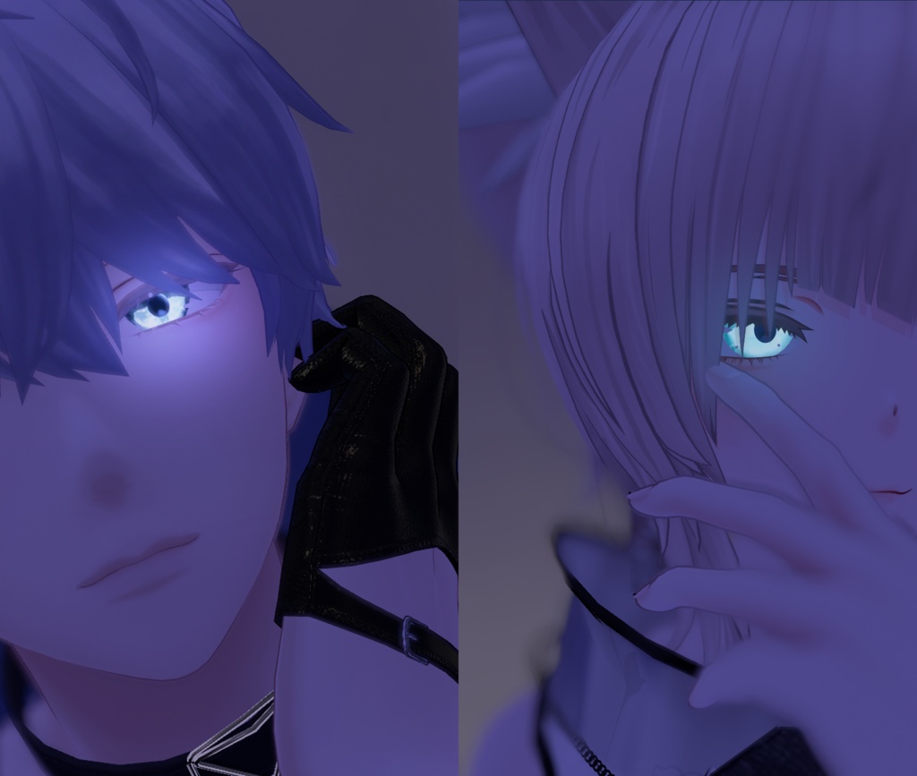 【3 Avatars イチゴ・水瀬・仙猫】mosaic eyes【10色 / 10color】