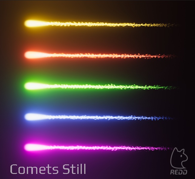 Unity/VRChat Particle Comets