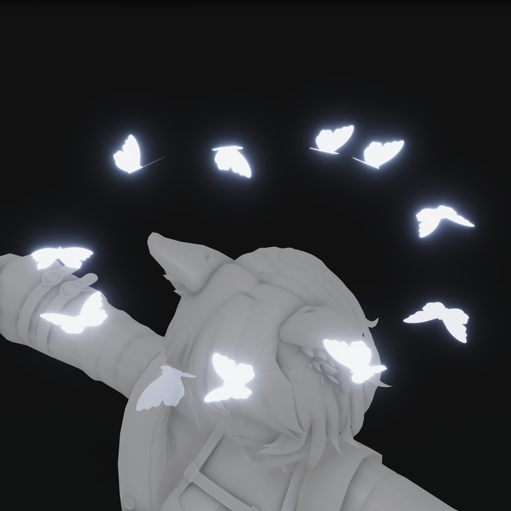 Butterfly Particles / 蝶パーティクル