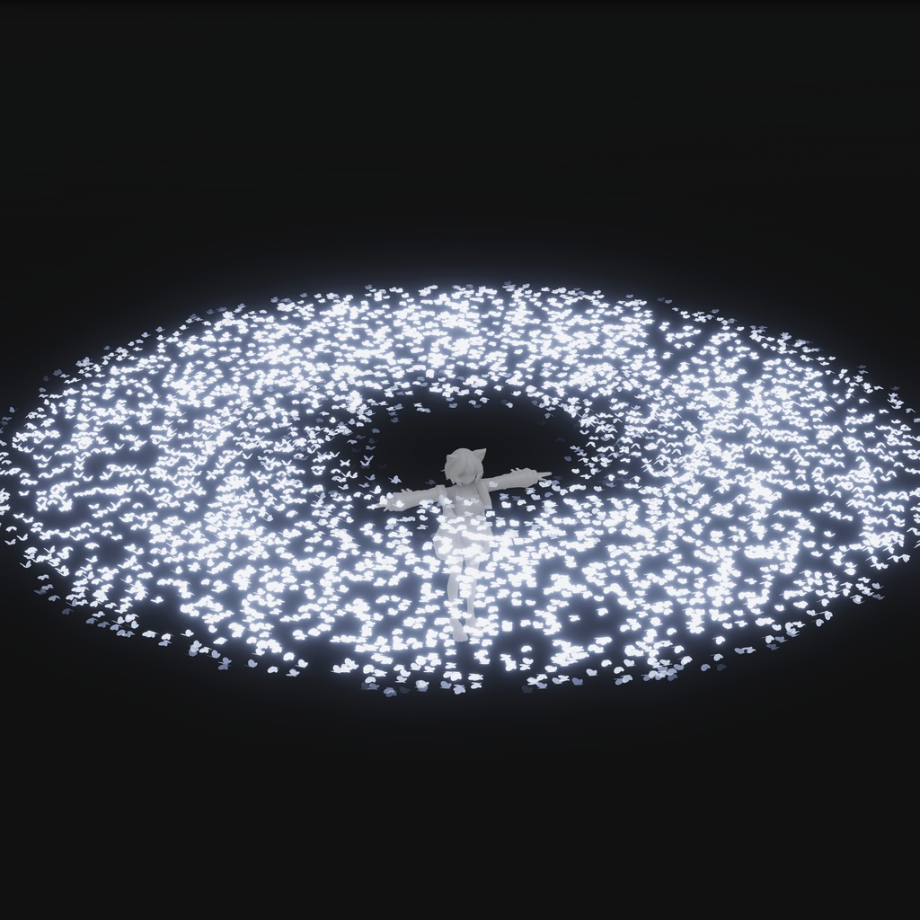 Butterfly Particles / 蝶パーティクル