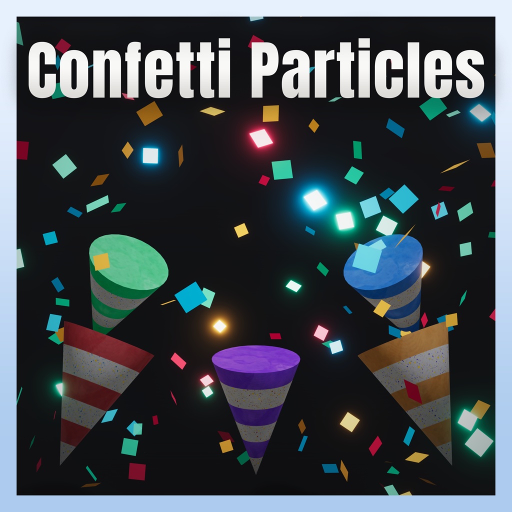 Confetti Particles / 紙吹雪パーティクル