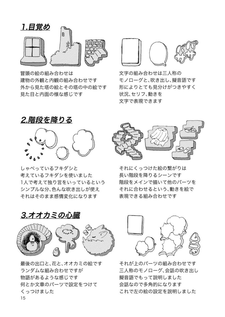 瞳の中の世界【シナリオ付き漫画技法書/冊子版】