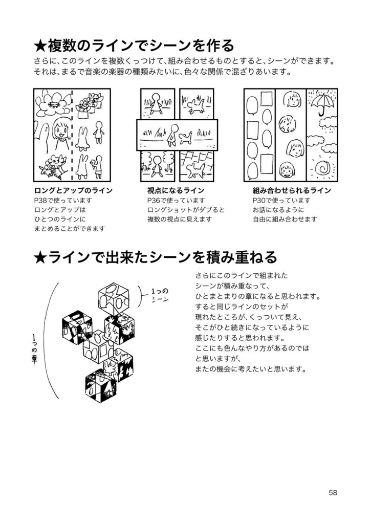 瞳の中の世界【シナリオ付き漫画技法書/冊子版】