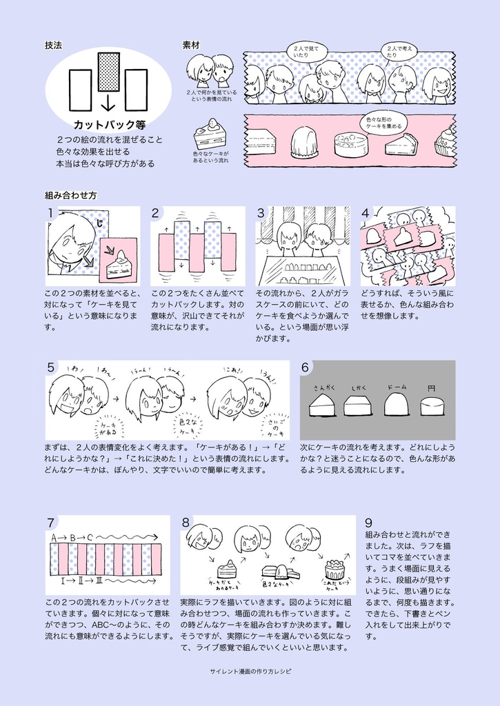 カットバック技法の使い方【この漫画の描き方説明します!】