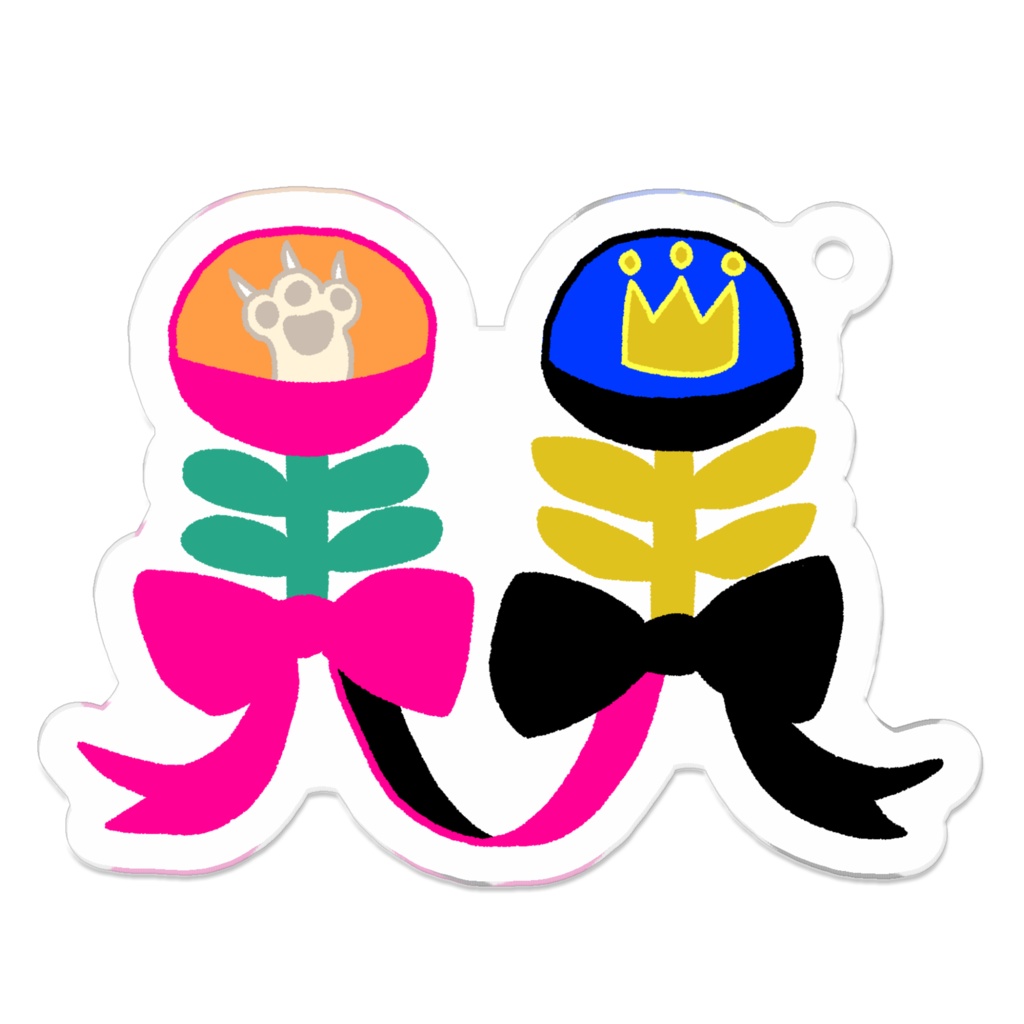 おわんの花(ミルクとドロップのモチーフ)