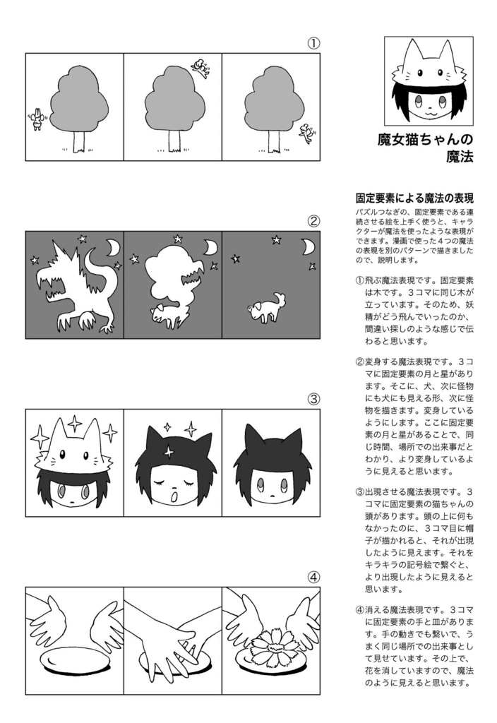 ファンタジーの魔法表現【この漫画の描き方説明します!】