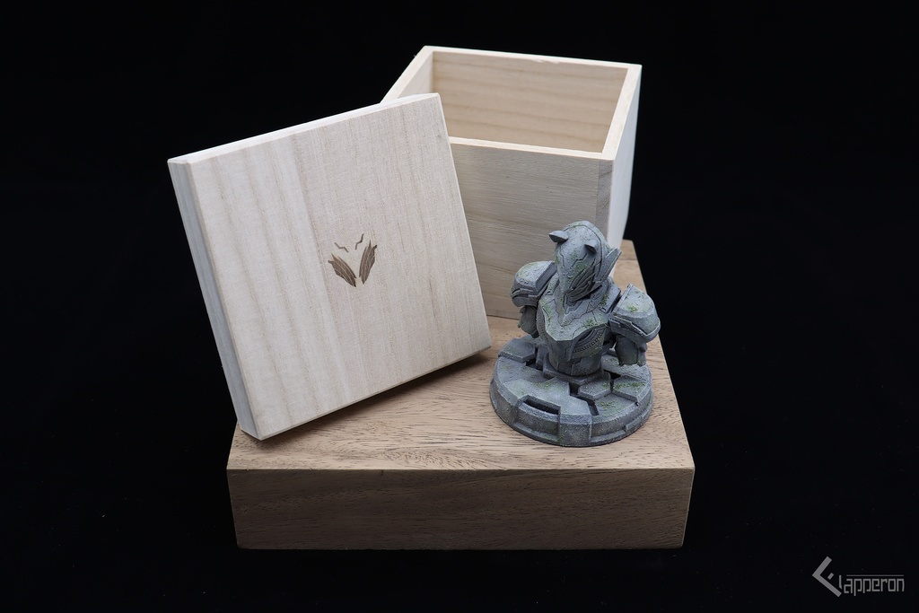 【受注販売】装天狐紳ファイナリオン 胸像フィギュア 石像風【Fl-S UNITED FRONT】