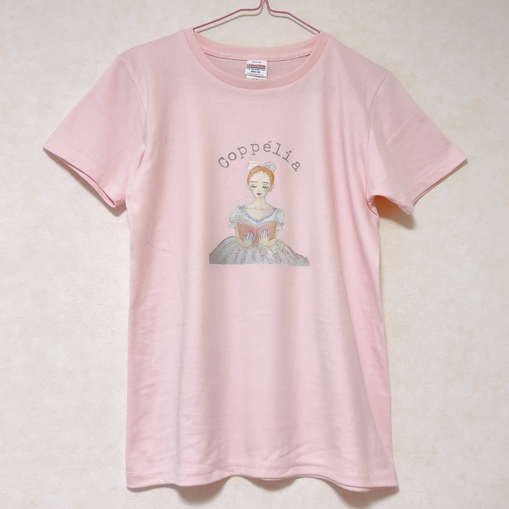 【予約販売】バレエイラストTシャツ “Coppélia” レディース