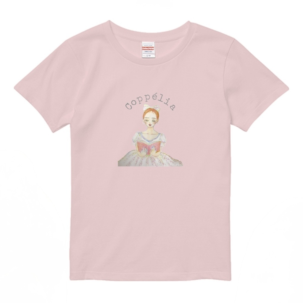 【予約販売】バレエイラストTシャツ “Coppélia” レディース