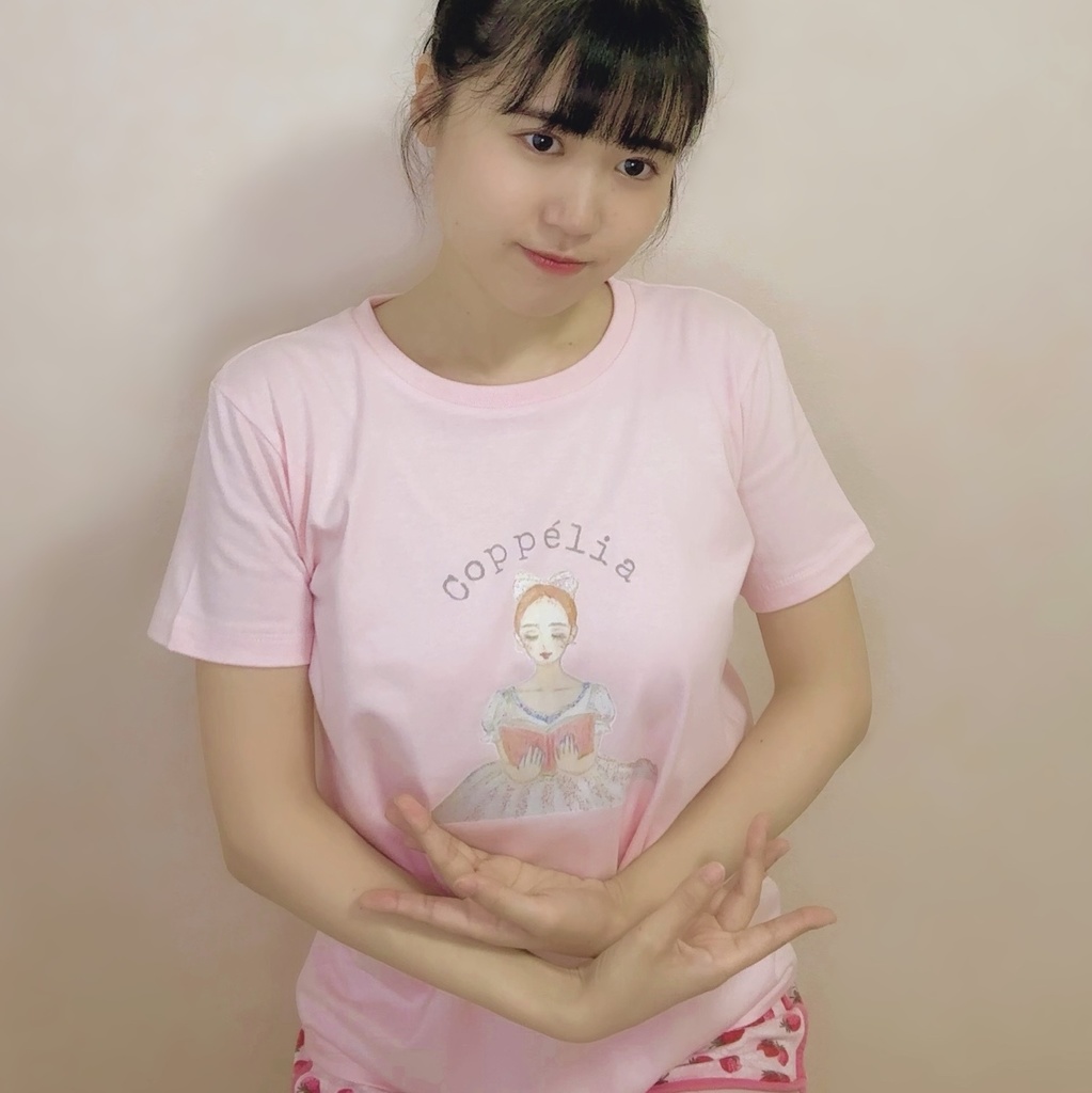 【予約販売】バレエイラストTシャツ “Coppélia” レディース