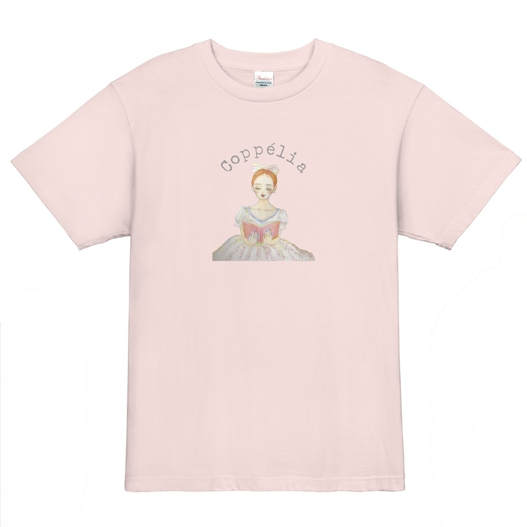 【予約販売】バレエイラストTシャツ “Coppélia” キッズ〜大人