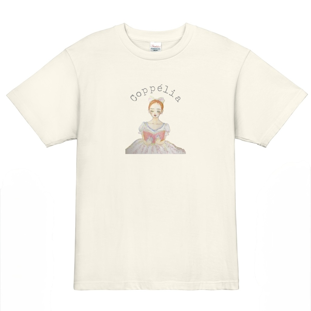 【予約販売】バレエイラストTシャツ “Coppélia” キッズ〜大人