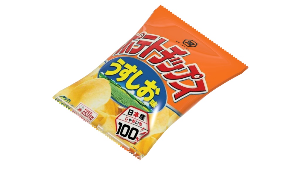 1/10 ポテトチップス６０ｇサイズ STLファイル