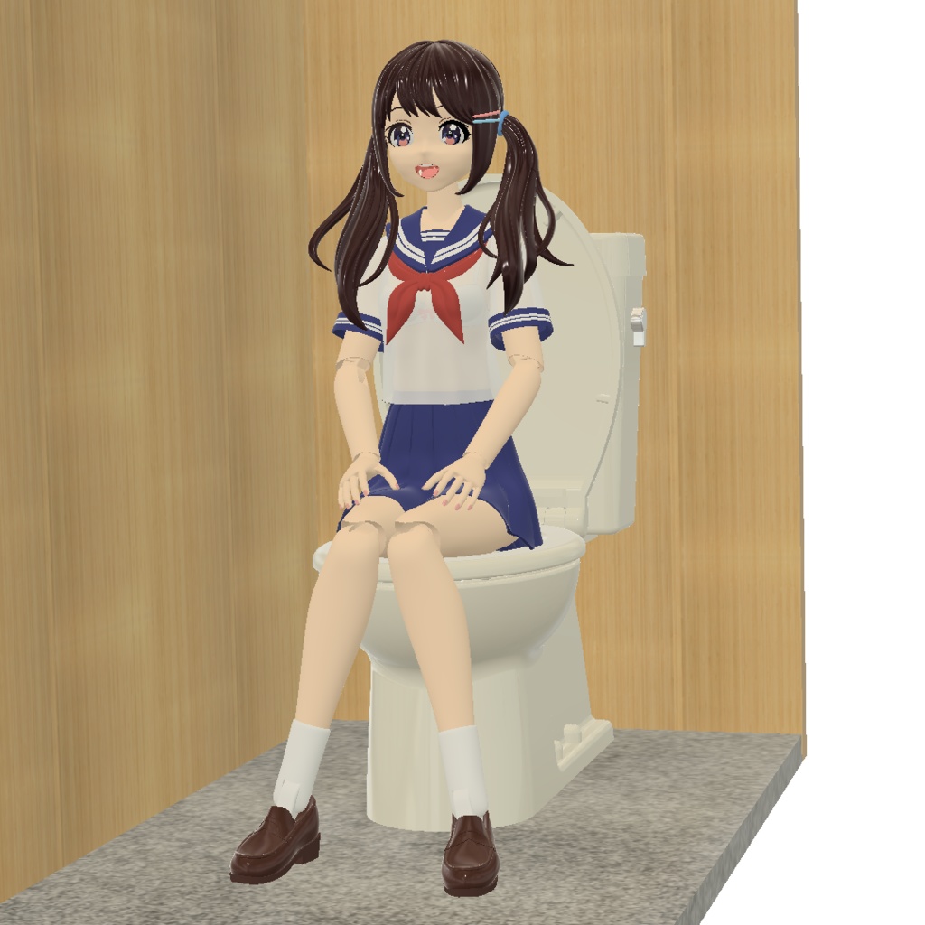 1/10 洋式トイレ STLファイル