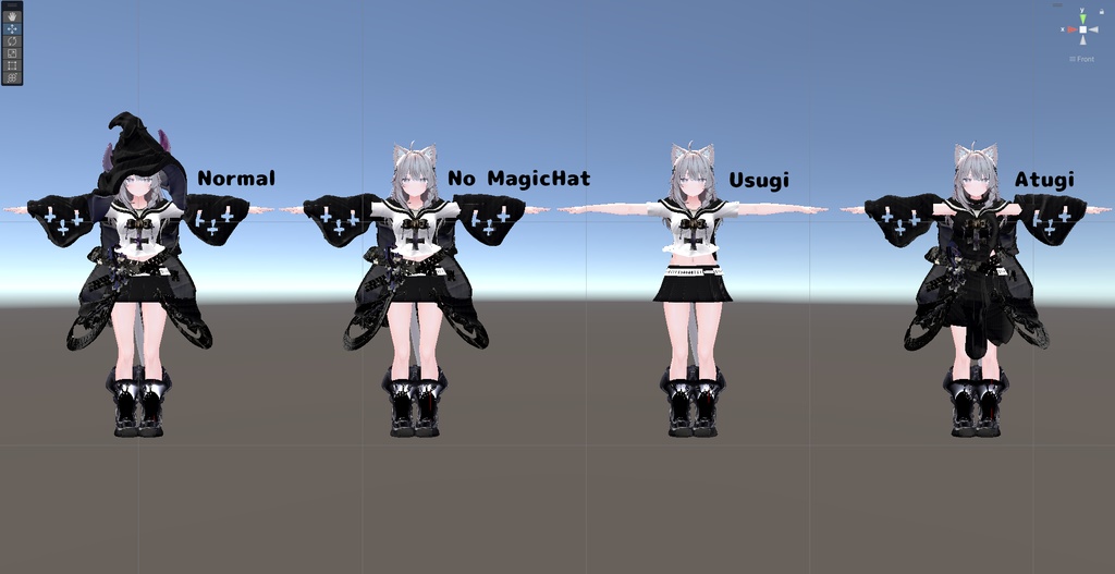 【14アバター対応!/ギミック付き!】殴り魔法使い STR+999