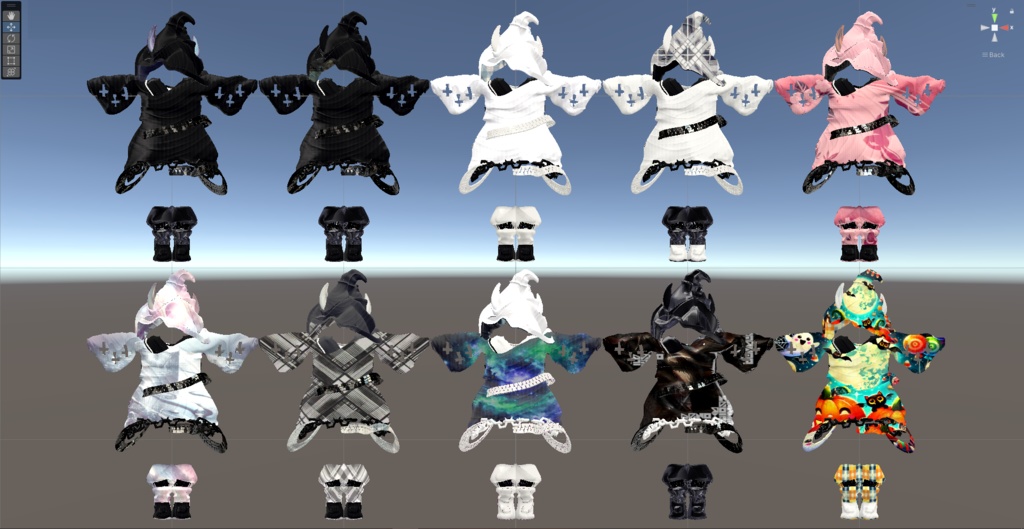 【14アバター対応!/ギミック付き!】殴り魔法使い STR+999