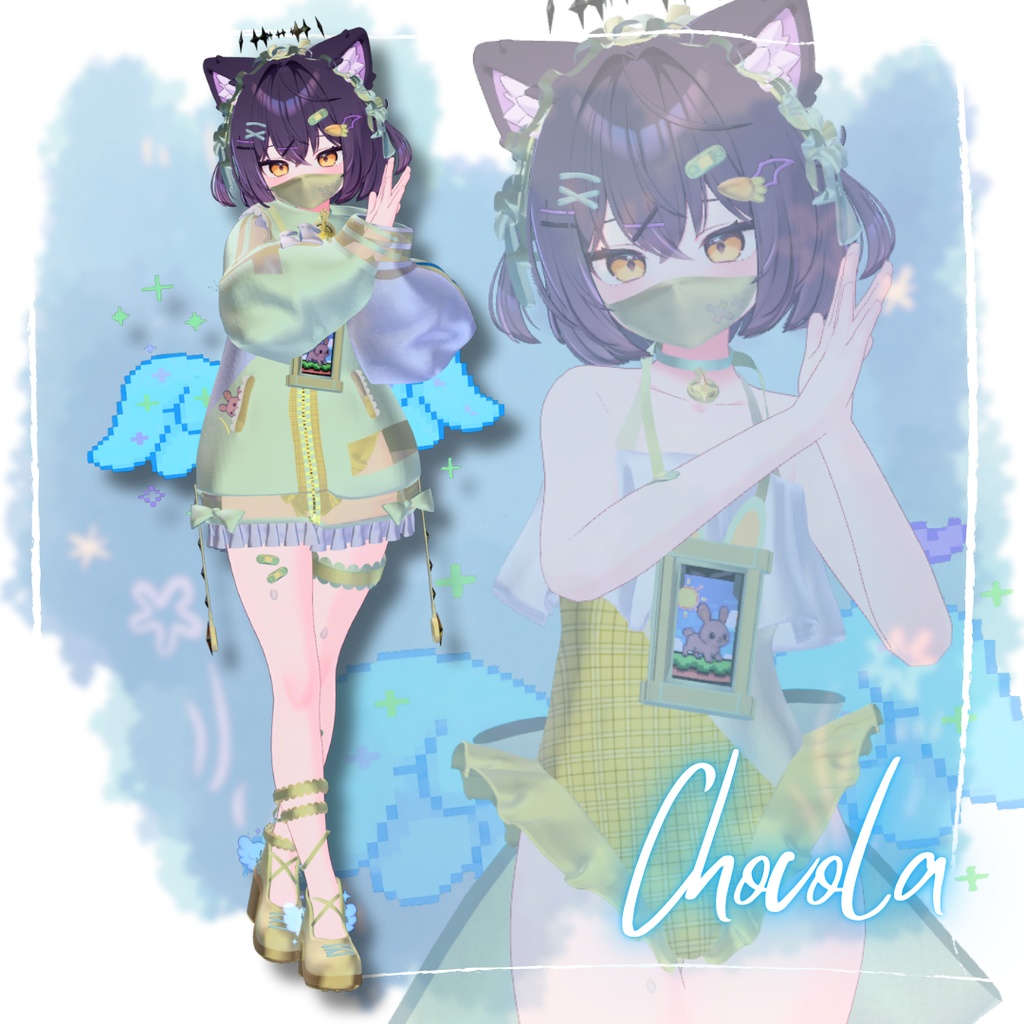 【10アバター対応!/ギミック付き!】🐬ユメパカ