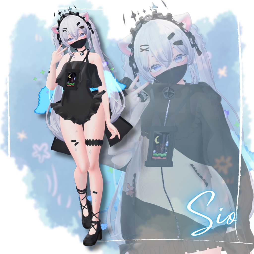 【10アバター対応!/ギミック付き!】🐬ユメパカ